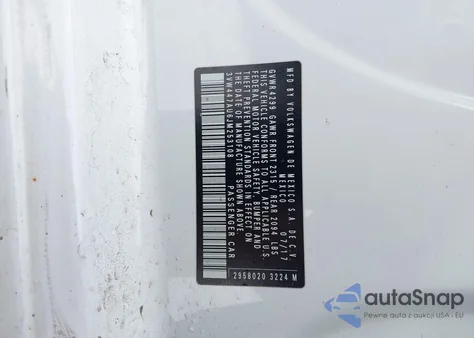 2018 Volkswagen Golf Gti 2.0T Autobahn/2.0T S/2.0T Se z USA, uszkodzony, nr VIN 3VW447AU6JM253108